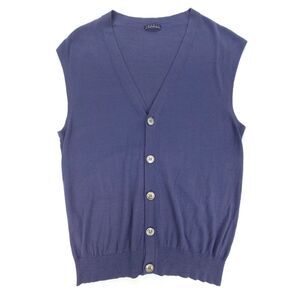 Theory Purple Button-Up Vest